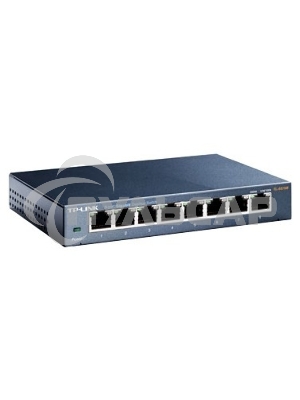Коммутатор TP-Link SMB TL-SG108 8-port Desktop Gigabit Switch, 8 10/100/1000M RJ45 ports,metal case
