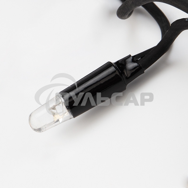 Гирлянда Neon-night Айсикл (Бахрома) светодиодная 3,2х0,9 м, 120 LED, черный провод каучук, теплое белое свечение