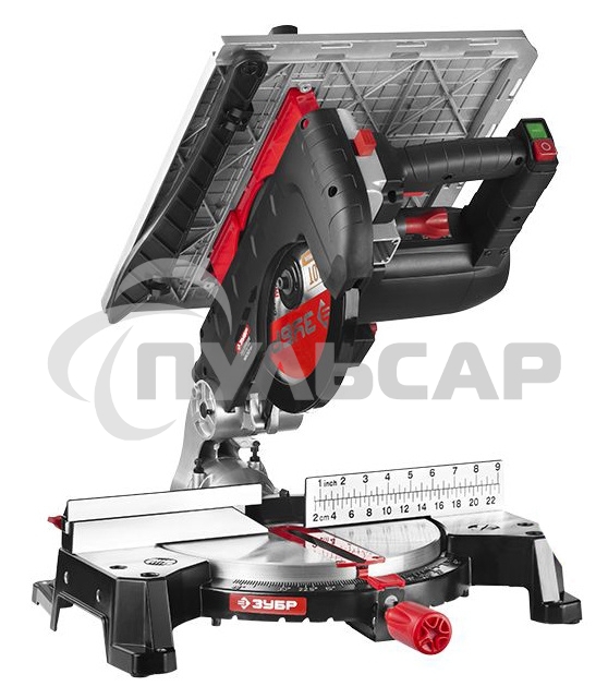 Торцовочная комбинированная пила ЗУБР ЗПТК-255-1800