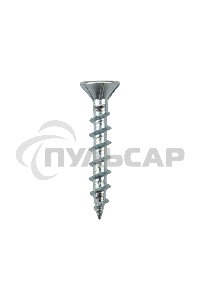 Саморез оконный KRANZ острый, 4.1х25, белый цинк, короб (500 шт./уп.)