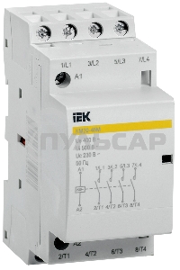 Контактор модульный КМ20-40М AC IEK MKK11-20-40 IEK