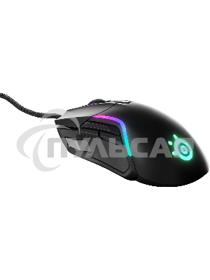 Мышь проводная SteelSeries Rival 5 черный, 18000 dpi, USB, кнопки - 9