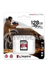 Флеш карта Kingston 128Gb Canvas React Plus SDXC UHS-II 300R/260W U3 V90