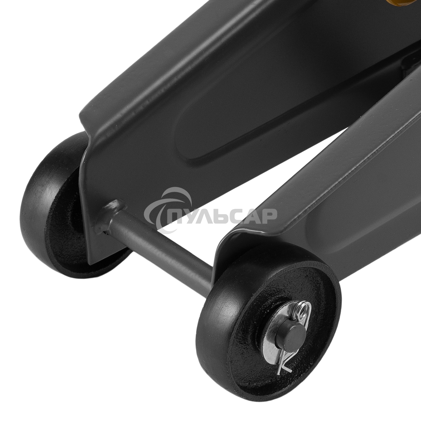 Домкрат гидравлический подкатной Denzel 2т, 135-385 мм, в пласт. кейсе 51231