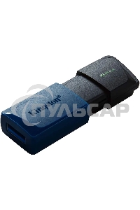 Флешка USB R/W Kingston 64 Gb DataTraveler Exodia M DTXM/64 Gb USB 3.0 черный/синий