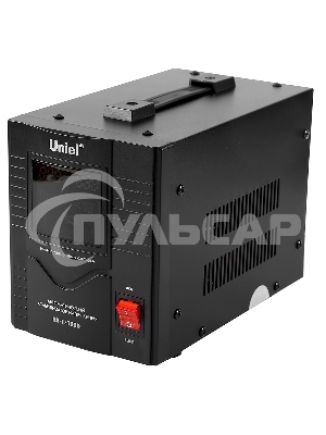 Стабилизатор UNIEL RS-1/1000 однофазный, цифровой 220В, 800Вт, вх.140-260В