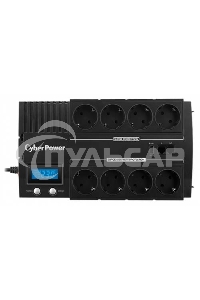 Источник бесперебойного питания CyberPower BR1200ELCD 1200VA/720W USB/RJ11/45 (4+4 EURO)