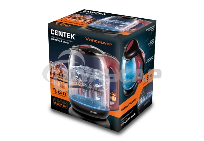Чайник электрический Centek CT-0034 черный