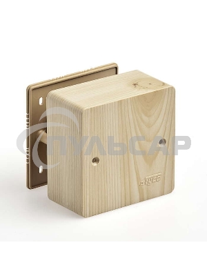 Коробка универсальная для кабель-каналов 85х85х42 сосна (светл. основа) IP40 Рувинил 65015-27М