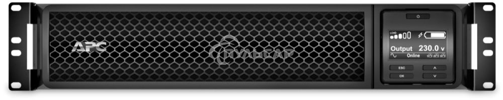 Источник бесперебойного питания APC Smart-UPS SRT, 1000VA/1000W, On-Line, Extended-run, Rack 2U (Tower convertible), черный