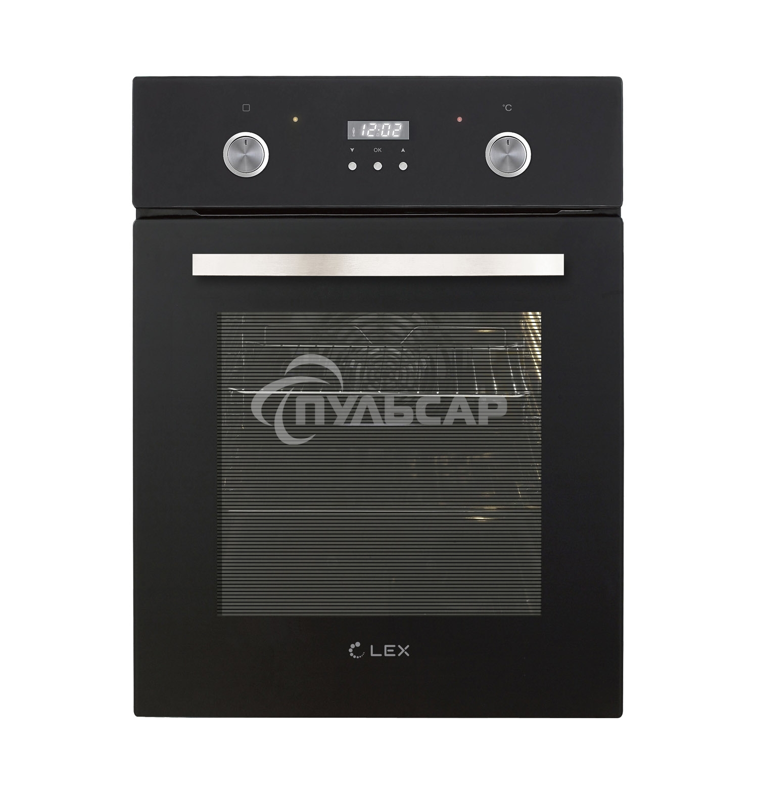 Духовой шкаф LEX EDP 4571 BLобъем 55л, LED таймер, 7 функций, встраиваемый