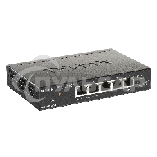Коммутатор D-Link DGS-1100-05PDV2/A1A, L2 Smart Switch with 4 10/100/1000Base-T ports and 1 10/100/1000Base-T PD port(2 PoE ports 802.3af (15,4 W), PoE Budget 18W from 802.3at / 8W from 802.3af).2K Mac address,