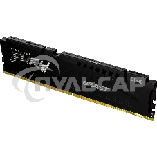Оперативная память Kingston Fury Beast, DDR5, 32Gb (1x32Gb), 6000MHz, CL30, DIMM, с радиатором, черный