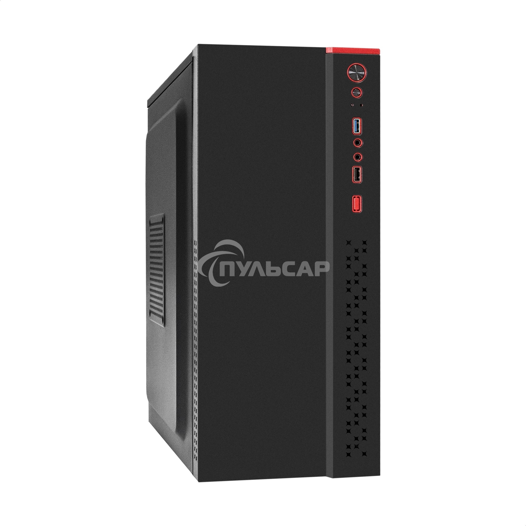 Компьютерный корпус Miditower ExeGate AA-443U-AA350 (ATX, AA350 8 см, 2*USB+1*USB 3.0+HD Audio, черный)