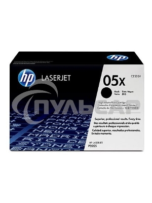 Картридж лазерный HP CE505XD черный двойная упаковка для LJ P2055 2 x 6500 стр