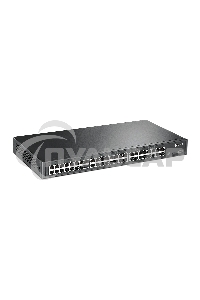 Сетевой коммутатор TP-Link SMB TL-SG1048 Коммутатор 48-port Gigabit Switch, 1U 19-inch rack-mountable steel case