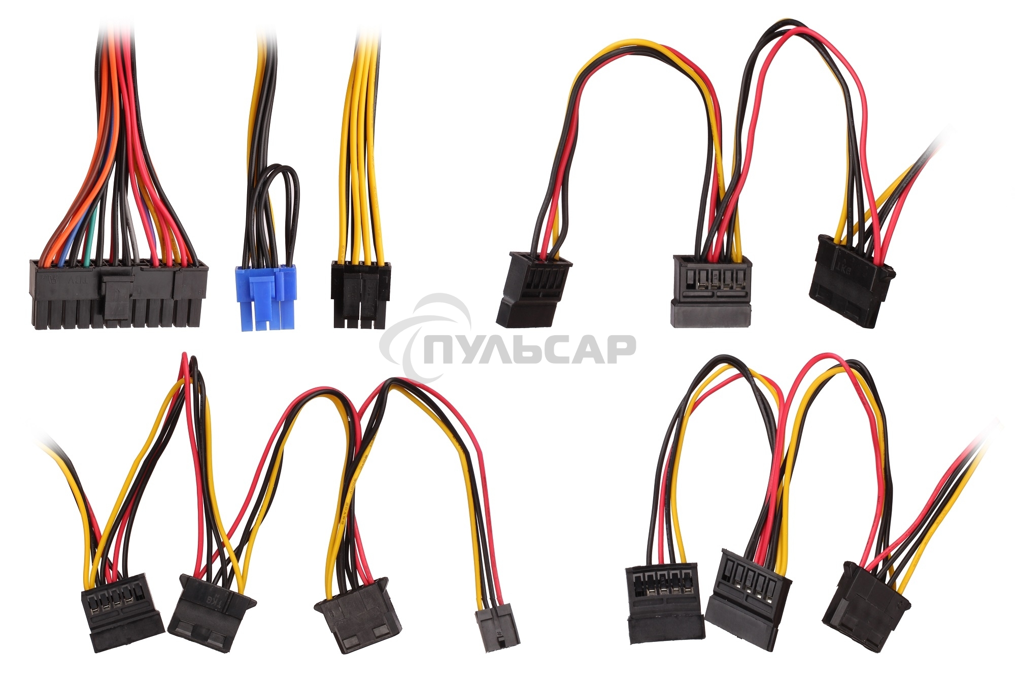 Блок питания ExeGate 550PPX (EX282073RUS-S), 550Вт, 140мм, черный
