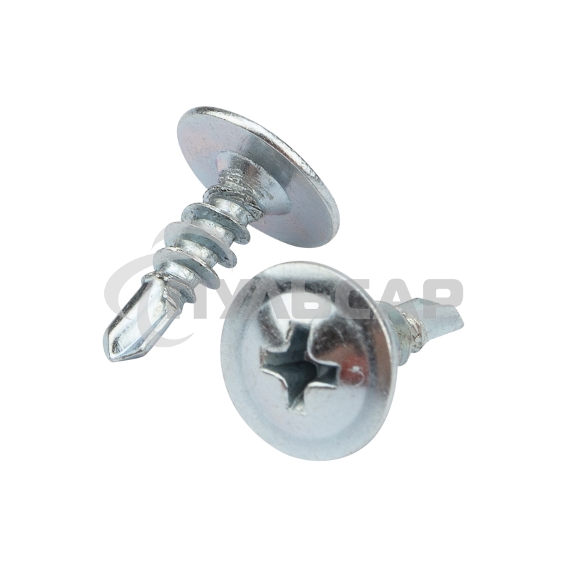 Саморез с прессшайбой KRANZ ПШС сверло 4.2х13, упаковка поставщика