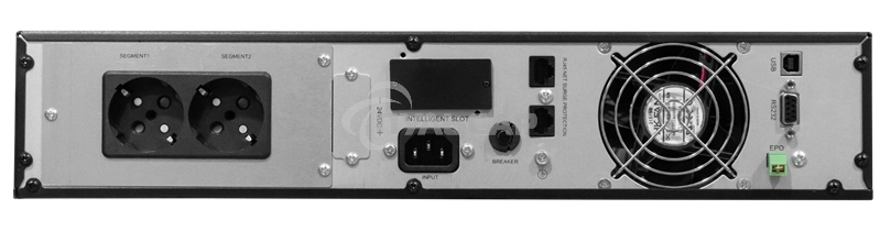 Источник бесперебойного питания SKAT-UPS 1000 RACK + 2x9Ah UPS 900 W, On-Line, sine, built-in rechargeable batteries 2 pcs x 9Ah