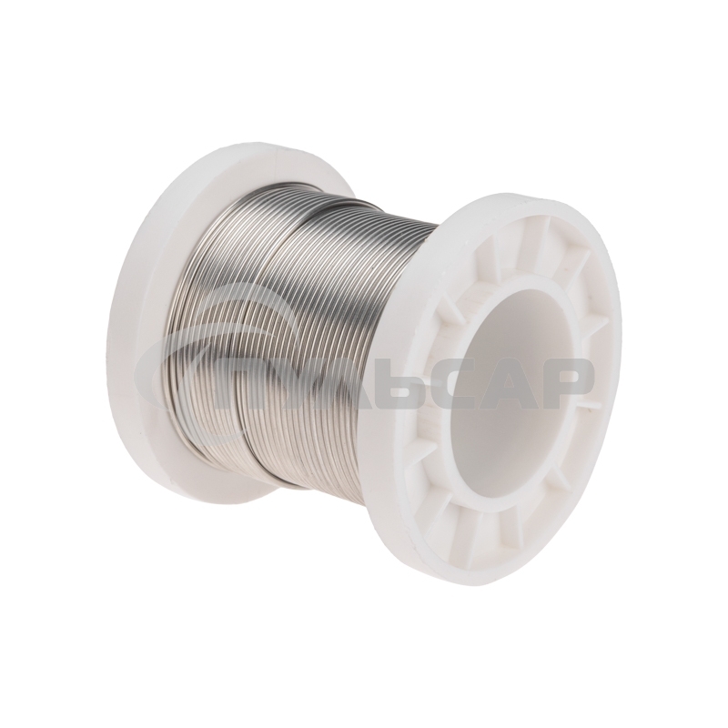 Припой ПОМ-3, 100г, Ø1мм, (олово 97%, медь 3%), бессвинцовый, ГОСТ 21931-76, катушка Rexant