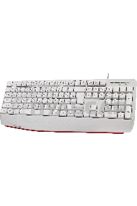 Клавиатура проводная Defender Atom HB-546, USB, белый