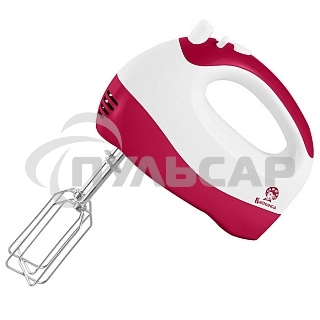 Миксер ВАСИЛИСА МК1-300 белый с малиновым