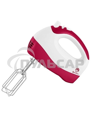 Миксер ВАСИЛИСА МК1-300 белый с малиновым