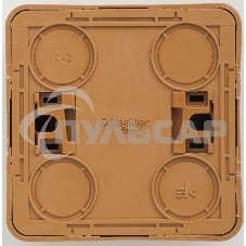 Розетка 1-м ОП Этюд Дача 16А защ. шторки с заземл. бук SchE PA16-004T