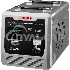 Профессиональный стабилизатор напряжения 5000 ВА, 140-260 В, 8% ЗУБР АС 5000 Профессиональный стабилизатор напряжения 5000 ВА, 140-260 В, 8% ЗУБР АС 5000