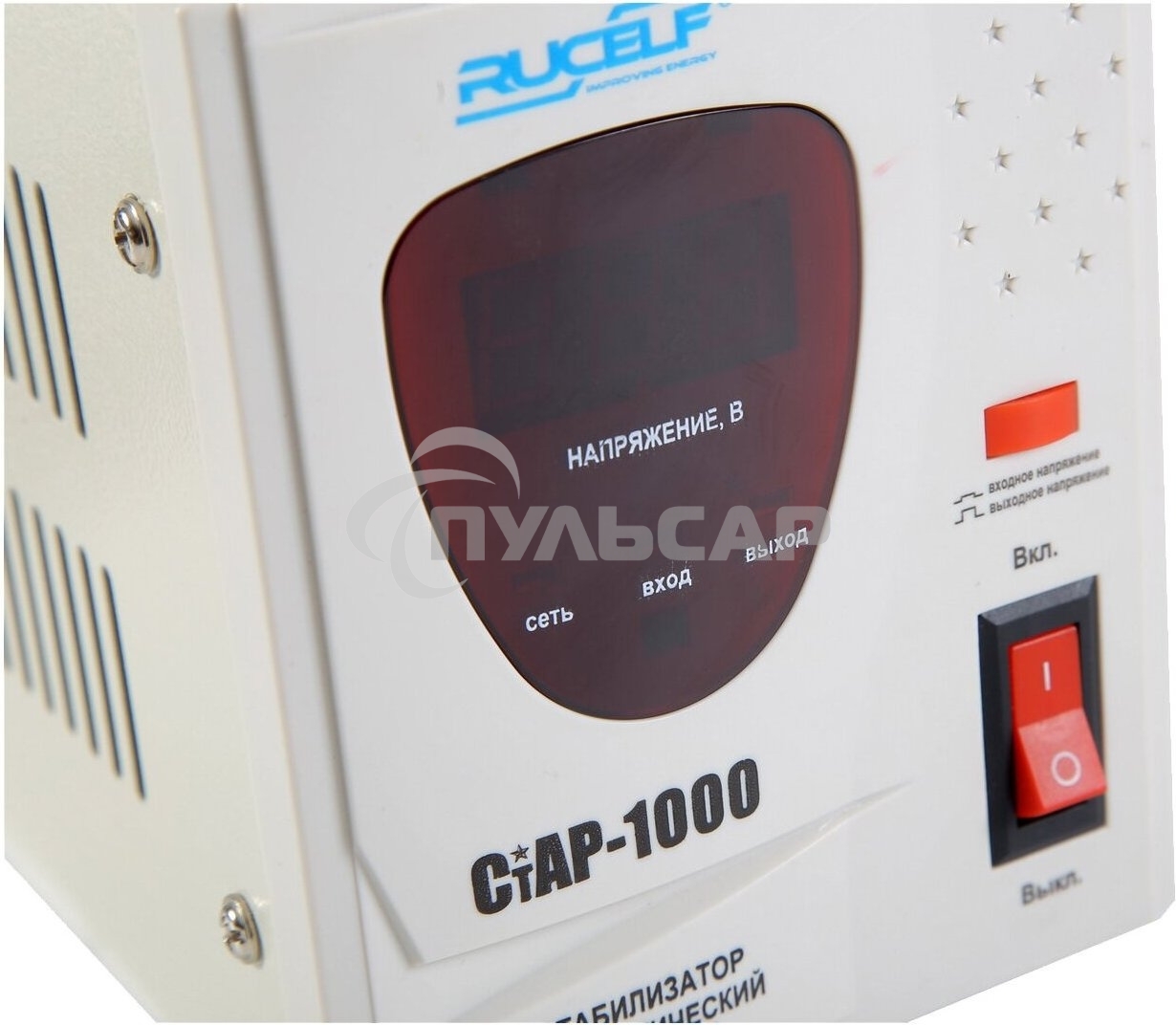 Стабилизатор напряжения Rucelf СтАР-1000 1кВА однофазный белый