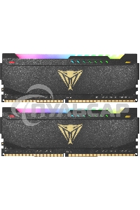 Оперативная память Patriot Viper Steel, DDR4, 64Gb (2x32Gb), 3600MHz, CL20, DIMM, с радиатором, RGB, черный
