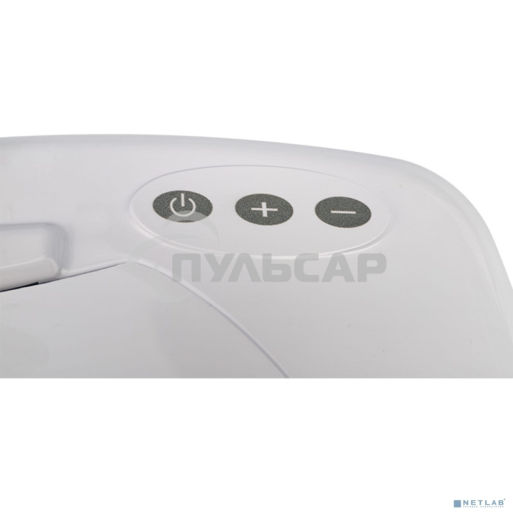 Лупа на струбцине Rexant, квадратная, 5D, с подсветкой 60 SMD LED, сенсорный регулятор яркости, белая