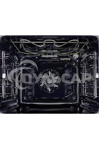 Встраиваемый духовой шкаф Kuppersberg HF 608 BX 80 л, High-Tech, 6 режимов, паровая очистка, черный, нерж. сталь