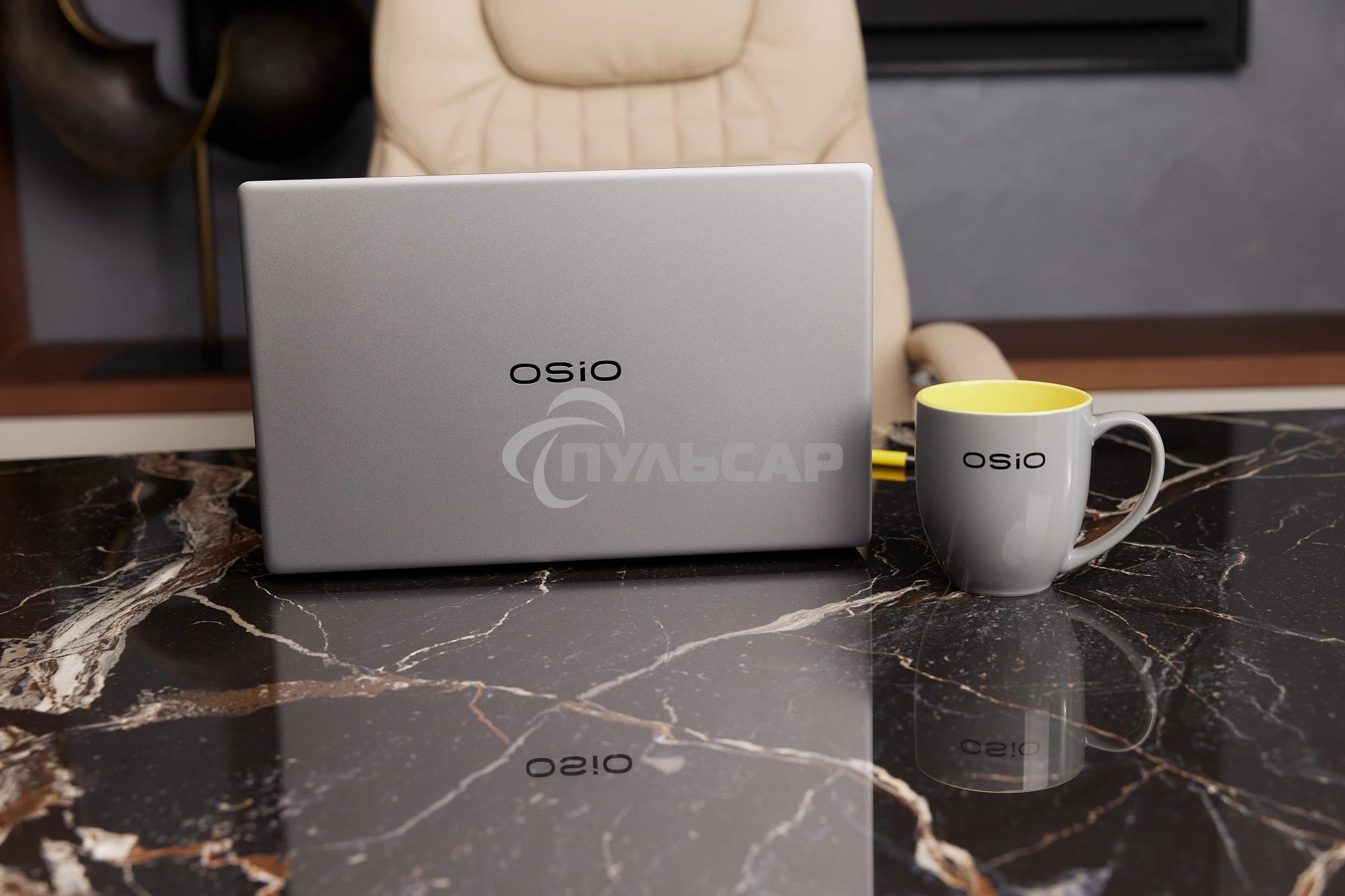 Ноутбук Osio FocusLine F160a-010 серый Ryzen 7 5700U 16Gb SSD1Tb 16.1