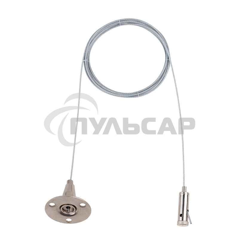 Комплект тросовых подвесов для светильников и шинопровода Rexant с регулировкой высоты, 2 м (2 шт.)