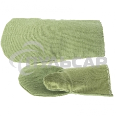 Рукавицы специальные двунитка, огнеупорные, 1 размер, Россия Сибртех