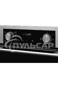 Встраиваемый духовой шкаф Kuppersberg HF 608 BX 80 л, High-Tech, 6 режимов, паровая очистка, черный, нерж. сталь