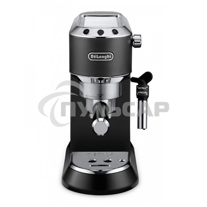 Кофеваркa рожковая DeLonghi EC 685 BK черный, исп. кофе - молотый/чалды, 1.1 л, 1350 Вт, 15 бар