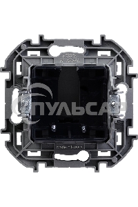 Inspiria Вывод кабеля с зажимом для крепления антрацит