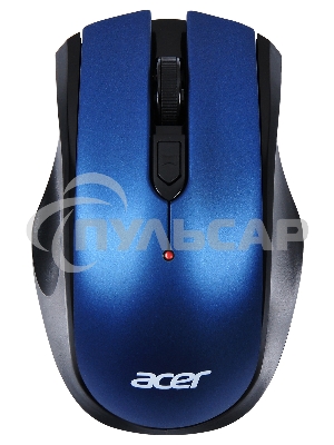 Мышь беспроводная Acer OMR031 черный/синий, 1600 dpi, радиоканал, USB, кнопки - 4