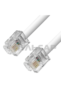 Телефонный шнур Greenconnect удлинитель для аппарата 1.0m GCR-TP6P4C-1.0m, 6P4C (джек 6p4c - jack 6p4c) белый Greenconnect Телефонный шнур удлинитель для аппарата 1.0m GCR-TP6P4C-1.0m, 6P4C (джек 6p4c - jack 6p4c) белый