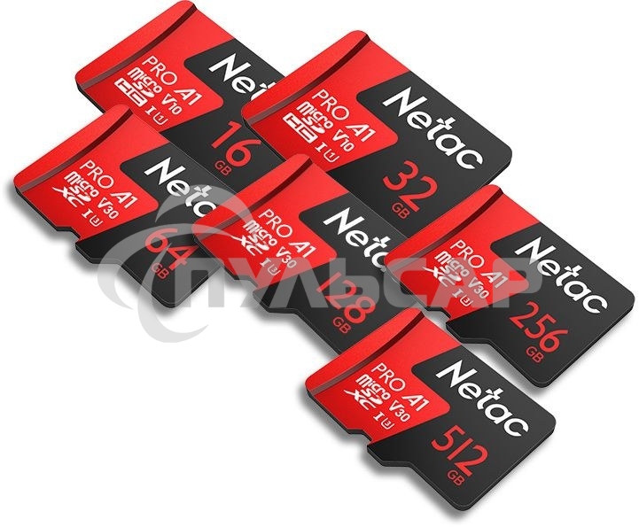 Флеш карта MicroSD card Netac P500 Extreme Pro 128Gb, retail version w/o SD adapter