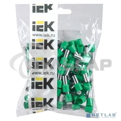 Наконечник-гильза изол. Е1612 (уп.100шт) ИЭК UGN10-016-08-12