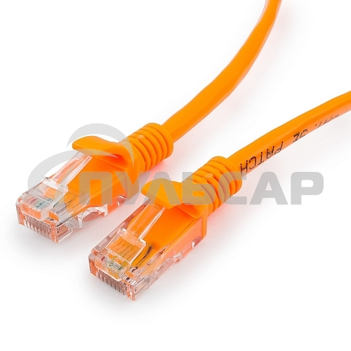 Патч-корд UTP Cablexpert кат. 5e, 1м, литой, многожил. (оранжевый)