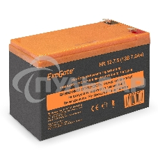 Батарея ExeGate EX285638RUS HR 12-7.5 (12V 7.5Ah 1228W, клеммы F2)