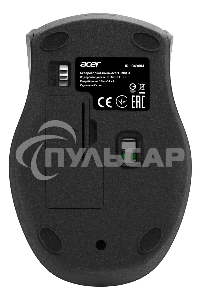 Мышь беспроводная Acer OMR031 черный/синий, 1600 dpi, радиоканал, USB, кнопки - 4