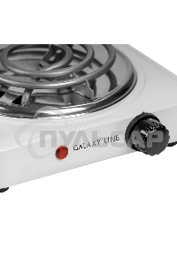 Электрическая плитка Galaxy Line GL 3003, белый, электрическая, 1000 Вт
