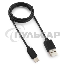 Кабель USB Гарнизон GCC-USB2-AMCM-1M, USB2.0 AM/ USB3.1 Type-C, 1м, пакет