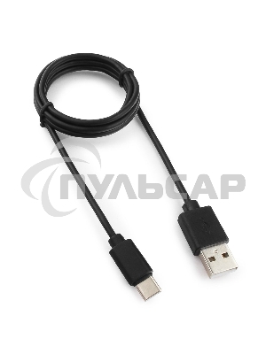 Кабель USB Гарнизон GCC-USB2-AMCM-1M, USB2.0 AM/ USB3.1 Type-C, 1м, пакет