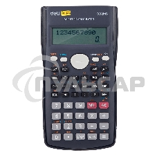 Калькулятор научный Deli ED82MS темно-синий 10+2-разр.